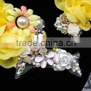 DIY Bridal Tiara Simulation Headdress Flower Wedding Accessories Studio Act the Role Ofing is Tasted Wedding Accessories thumbnail-2