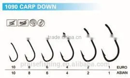 White Nickle High Carbon Steel PR-1090 CARP DOWN Wholesale Fishing Hook thumbnail-1