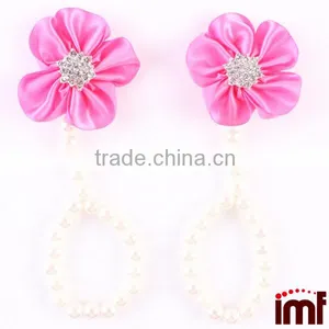 Baby Barefoot Sandals,Flower Girl Barefoot Sandals,Christening Sandals thumbnail-3