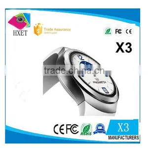 2016 X3 Sim Card Smart Watch 3g Round Smart Watch MTK 6572 Dual Sim thumbnail-1