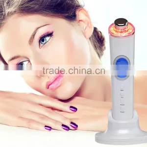 3color Photon Home Use Ultrasonic Ionic Massage Personal Use Portable Photon Ionic Massage thumbnail-2