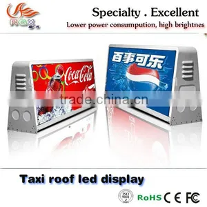RGX Top Sale P5 High Brightness Waterproof IP65 Led Taxi Roof Led Video Display thumbnail-1