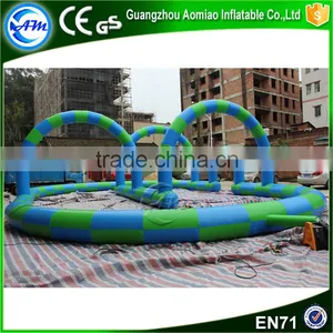 Popular Inflatable go Karts Race Track,inflatable Track Race for Zorb Ball Game thumbnail-2
