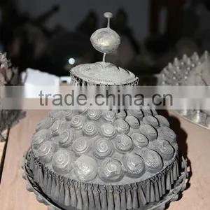 Chinese Antique Tibetan Silver Hat thumbnail-1