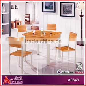 B0828 Dining Room Furniture / Square Dining Table With 4 Chairs / New Classic Wooden Dining Room Set thumbnail-6