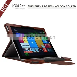 2016 High Qulity Hot Selling Flip Leather Tablet Case for IPad Leather Case for Surface Pro 4 thumbnail-3