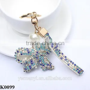 Unisex High-grade Keychain Beauty Gift Wholesale Bow Hang Pendant K0099 thumbnail-3