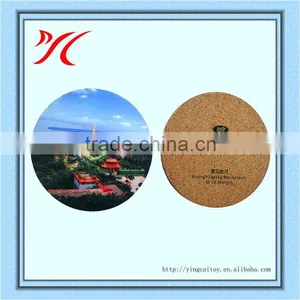Customer Cork Coaster; Cork Coaster; Mdf Coaster With Cork Bottom thumbnail-1