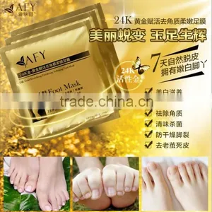 Remove Dead Foot Peeling Mask AFY 24K Gold Revitalizing Exfoliazting Softening Foot Mask thumbnail-1