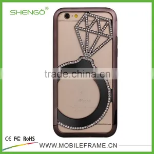 Metal Bumper Diamond Phone Case For IPhone/Samsung thumbnail-3