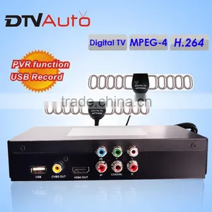 Car HD DVB-T Receiver With MPEG4/H.264 With 2 Tuner, 1 Video Output, USB Recorder thumbnail-1