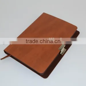 PU Leather Notebook USB Flash Drive Ball Pen Office Stationery Gift Set thumbnail-5