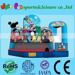 5 n 1 Inflatable Combo for Kids, Inflatable Castle Slide Combo thumbnail-1