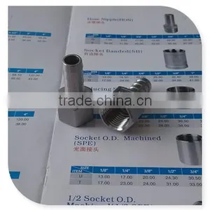 1/2" Stainless Steel Pipe Fittings Female Threaded Hose Nipples Hose Tails Hexagon Or Hex Long Nipples thumbnail-1