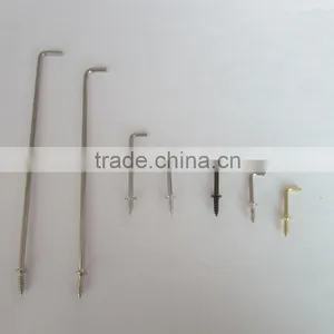 Fashionable Different Lengths L Shaped Screw Hook In Bulk Price From China Factory thumbnail-1