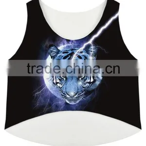 Wholesale New Fashion Girls Plain Cotton Crop Tops For Ladies thumbnail-4