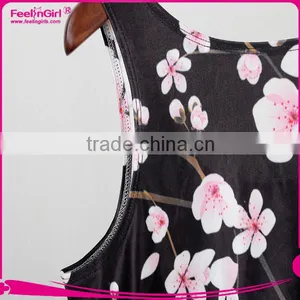 New Arrival Wholesale Modern Girls Ladies Vest Fit Tank Tops thumbnail-6