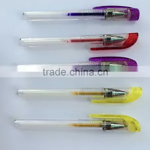 School Student Plastic Mini Short Glitter Gel Ink Pen thumbnail-1