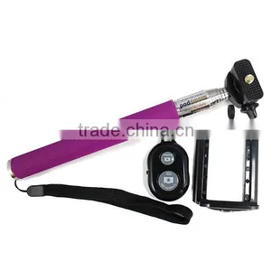 Wireless Bluetooth Monopod Selfie Stick Tripod thumbnail-1