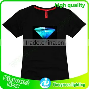 Sound and Music Activated el t Shirt thumbnail-2