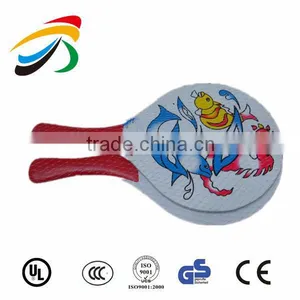 Cheapest & Best Quality Wood Colorful Beach Rackets /Bats/Sets/Beach Ball Set thumbnail-1