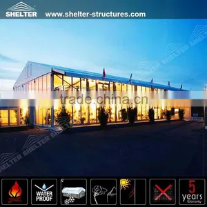 2016 30X50m New Design Outdoor Aluminum Structures PVC LUXURY Double Decker Tent for Events for Sale thumbnail-1