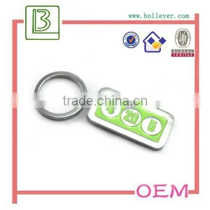 Shiny Enamel Lucky Number Keychain thumbnail-1