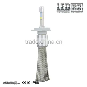New Arrival New Generation 12V 4800lm R3 Led Headlight 40W H4 Conversion Led Headlight Bulbs thumbnail-3