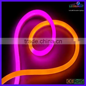 LED Colored Jacket Flexible Neon 24V Blue Led Neon Flex thumbnail-1