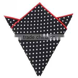 Polka Dot Print Cotton Pocket Square thumbnail-2