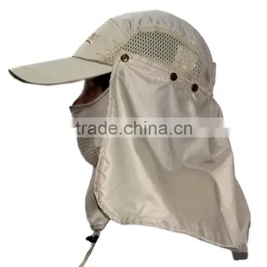 Removable Flap Cap Sun Shield and Mask Perfect for Fishing Hiking Garden Work Outdoor Activities thumbnail-3