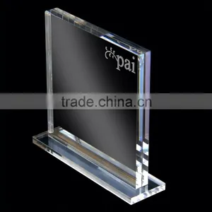 Imported Material OEM and ODM Acrylic Table Tent Card Holder thumbnail-6