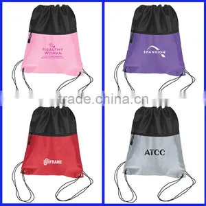 2015 Waterproof Polyester Drawstring Shopper Bag-HYGWD029 thumbnail-2