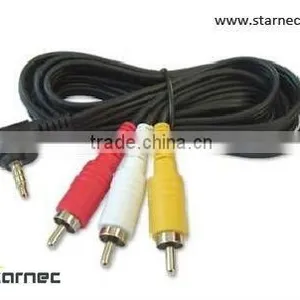 Camcorder Cable, 3.5mm Male to RCA A/V, Cable to Rca thumbnail-1