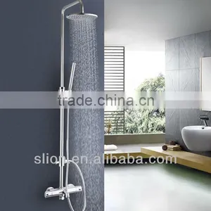 Wall Mounted Brass Shower Set Thermostatic Bath Shower Mixer thumbnail-1