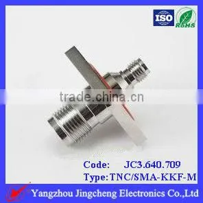 Waterproof Connector Flange Mount TNC Female to SMA Female Adapter rf Connector 50ohm thumbnail-1
