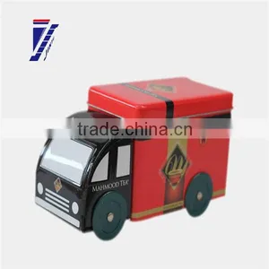 2015 Chiness Scene Car Shaped Metal Tea Tin Box thumbnail-1