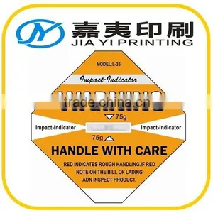 Promotion Impact Indicator Shockwatch Label Prevention Damage Customize Indicator thumbnail-4