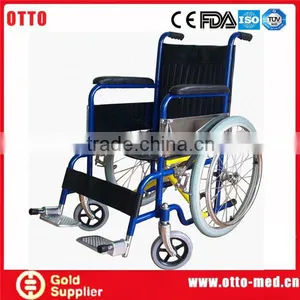 Steel Wheelchair Adjustable Height Wheelchair thumbnail-1