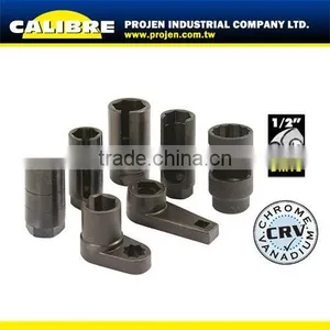CALIBRE Auto Tool 7PC 1/2"drive 22, 27, 29mm Oxygen Sensor Socket Set thumbnail-1