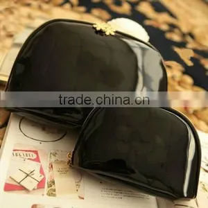 2016 Custom Makeup Travel Promotional Fashion PU Cosmetic Bags,Pvc Make up Brushes Bag thumbnail-2