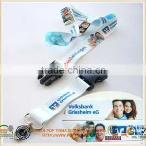 High Quality Polyester Lanyard With Heat Transfer Logo thumbnail-2
