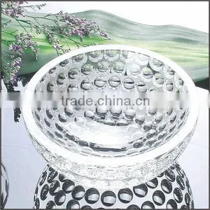 Hot Selling Crystal Glass Fruit Bowls Arc Clear Glass Salad Bowls thumbnail-1