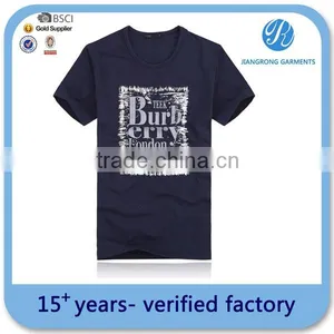 Custom Printed Plain Black t Shirts Wholesale thumbnail-1