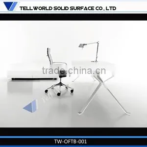 Hot Sale Modern Elegant Design Acrylic Executive Office Desk thumbnail-2