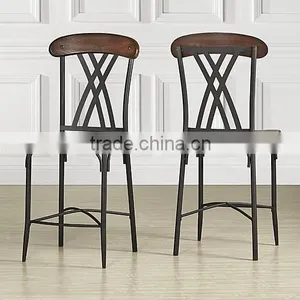 Simple Fashion Chair Leisure American Country Vintage Wrought Iron Chair , Metal Chair, thumbnail-2
