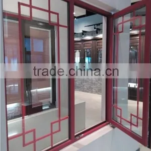 Solid Wood German System and China Style Combine Perfectly Grill Tilt and Turn Window thumbnail-2