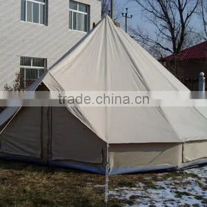 Sandstone Canvas Bell Tent Folding Family Outdoor Party Camping Tent thumbnail-2