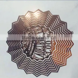 New 2016 China Supplier Fancy Metal Etched Wholesale Wind Spinner Parts thumbnail-3
