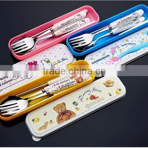 Children New Design With Ceramic Cartoon Cutlery Set thumbnail-1